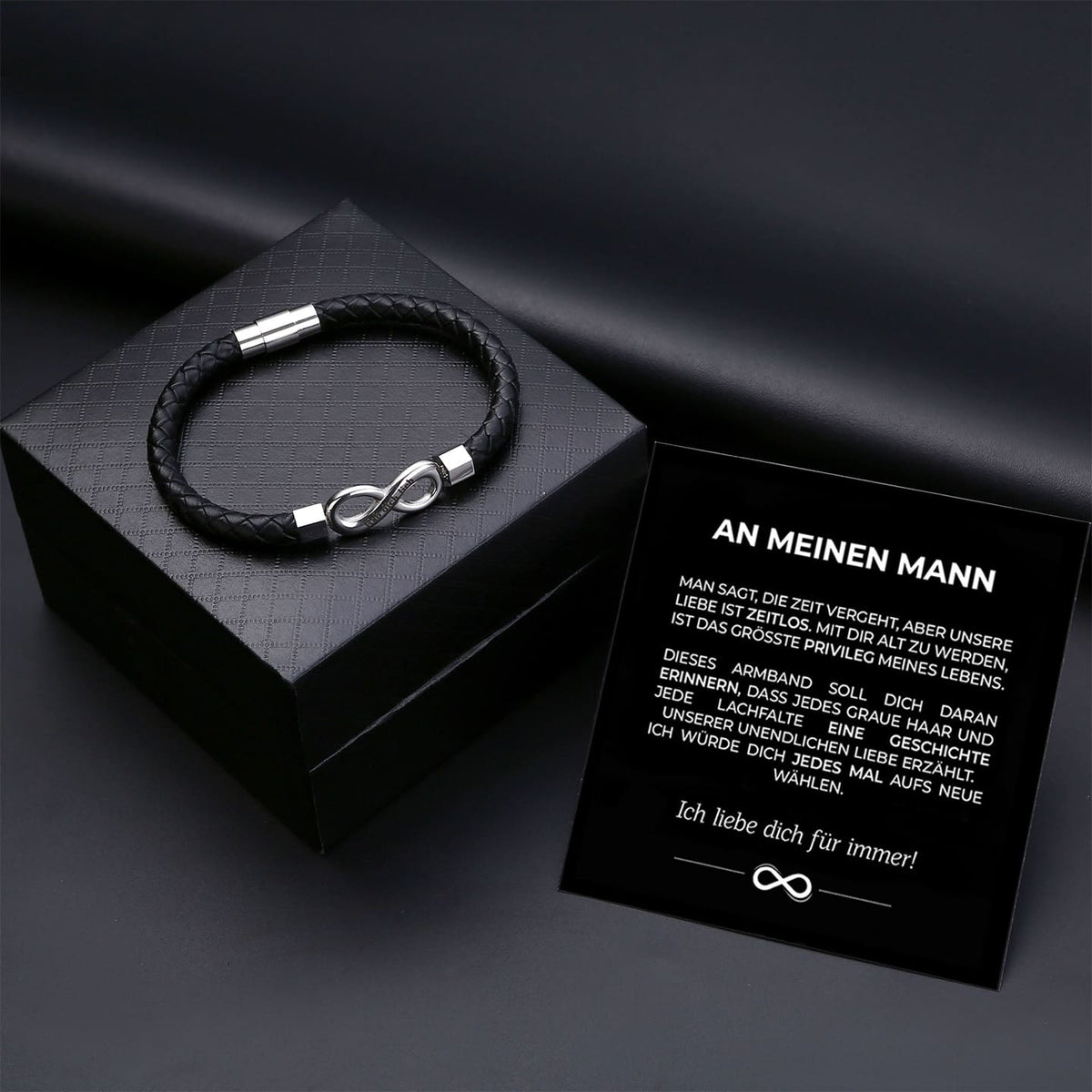 Armband Gemeinsam alt werden mit Namensgravur - Liebesketten