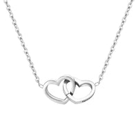 Amour Rosenbox mit versteckter Doppelherzkette