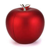 Apfel-Rosenbox mit gravierter Doppelherzkette