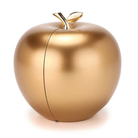 Apfel-Rosenbox mit gravierter Doppelherzkette