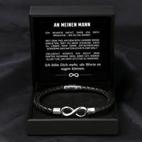 Armband Bis du da warst mit Namensgravur für ihn