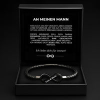 Armband Gemeinsam alt werden mit Namensgravur