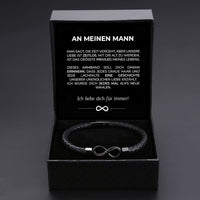 Armband Gemeinsam alt werden mit Namensgravur