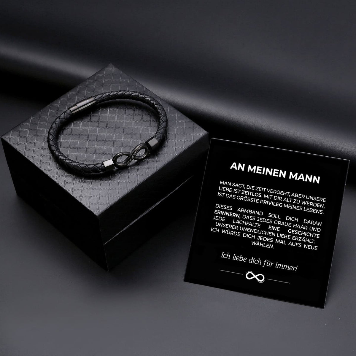 Armband Gemeinsam alt werden mit Namensgravur - Liebesketten