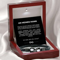 Armband Gemeinsam alt werden mit Namensgravur