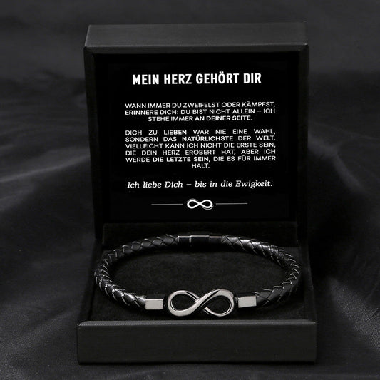 Armband Mein Herz gehört dir mit Namensgravur - Liebesketten