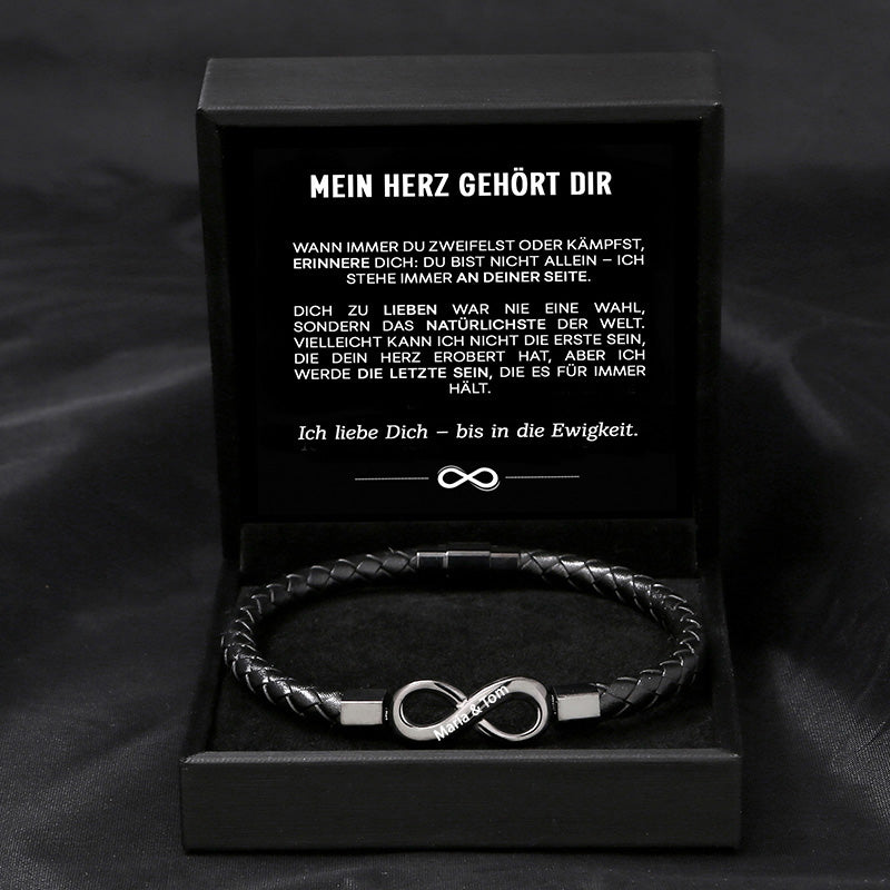 Armband Mein Herz gehört dir mit Namensgravur