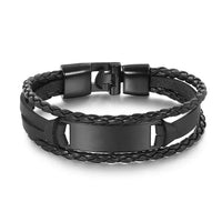 Armband mit Ankerverschluss und Gravur für ihn