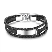 Armband mit Ankerverschluss und Gravur für ihn