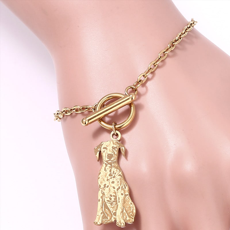 Armband mit gravierter Silhouette deines Hundes - Liebesketten