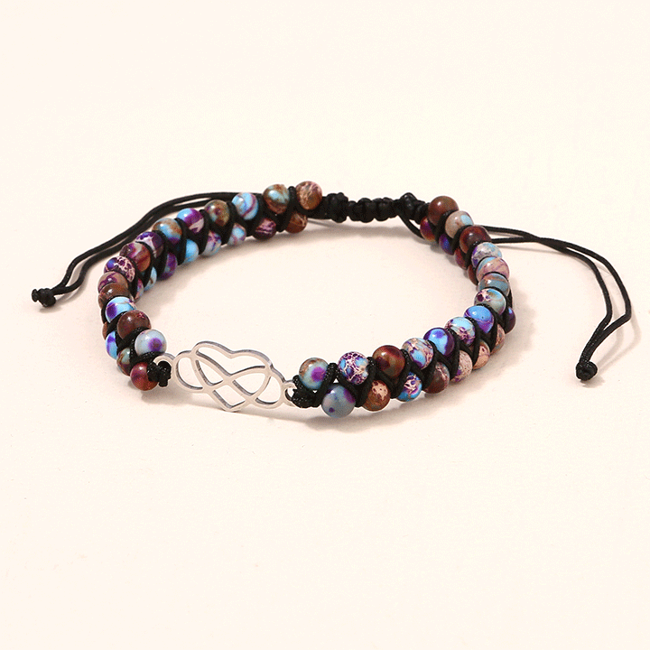 Armband mit Unendlichkeit und Herz für die Enkelin