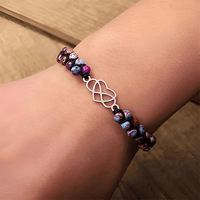 Armband mit Unendlichkeit und Herz für die Enkelin
