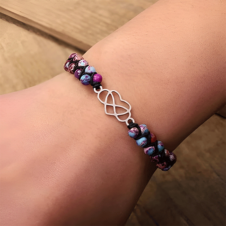 Armband mit Unendlichkeit und Herz für die Enkelin