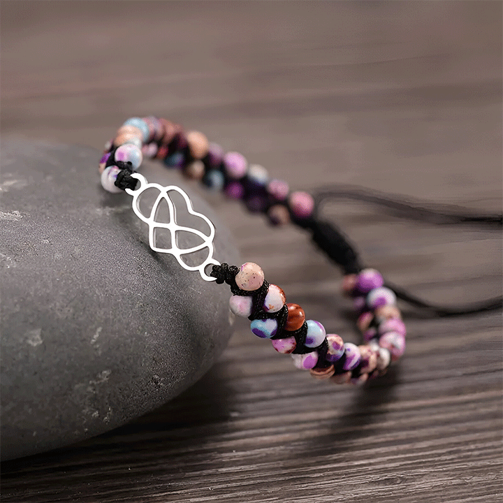 Armband mit Unendlichkeit und Herz für die Enkelin - Liebesketten