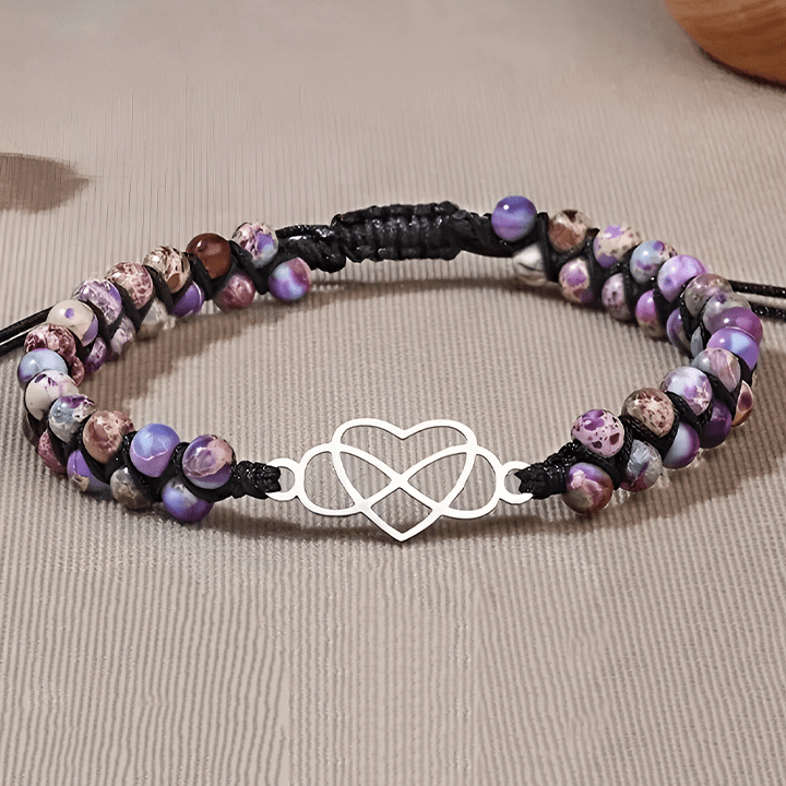 Armband mit Unendlichkeit und Herz für die Enkelin