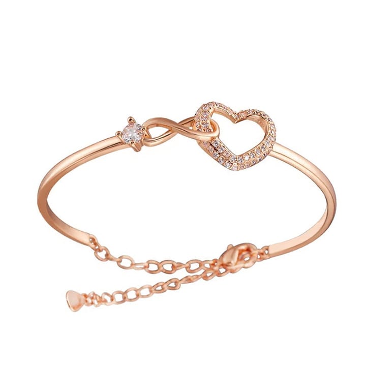 Armband mit Unendlichkeit und Herz für die Tochter - Liebesketten