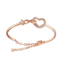 Armband mit Unendlichkeit und Herz für die Tochter