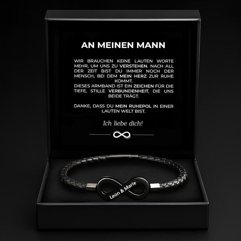 Armband Seelenverwandtschaft mit Gravur für ihn