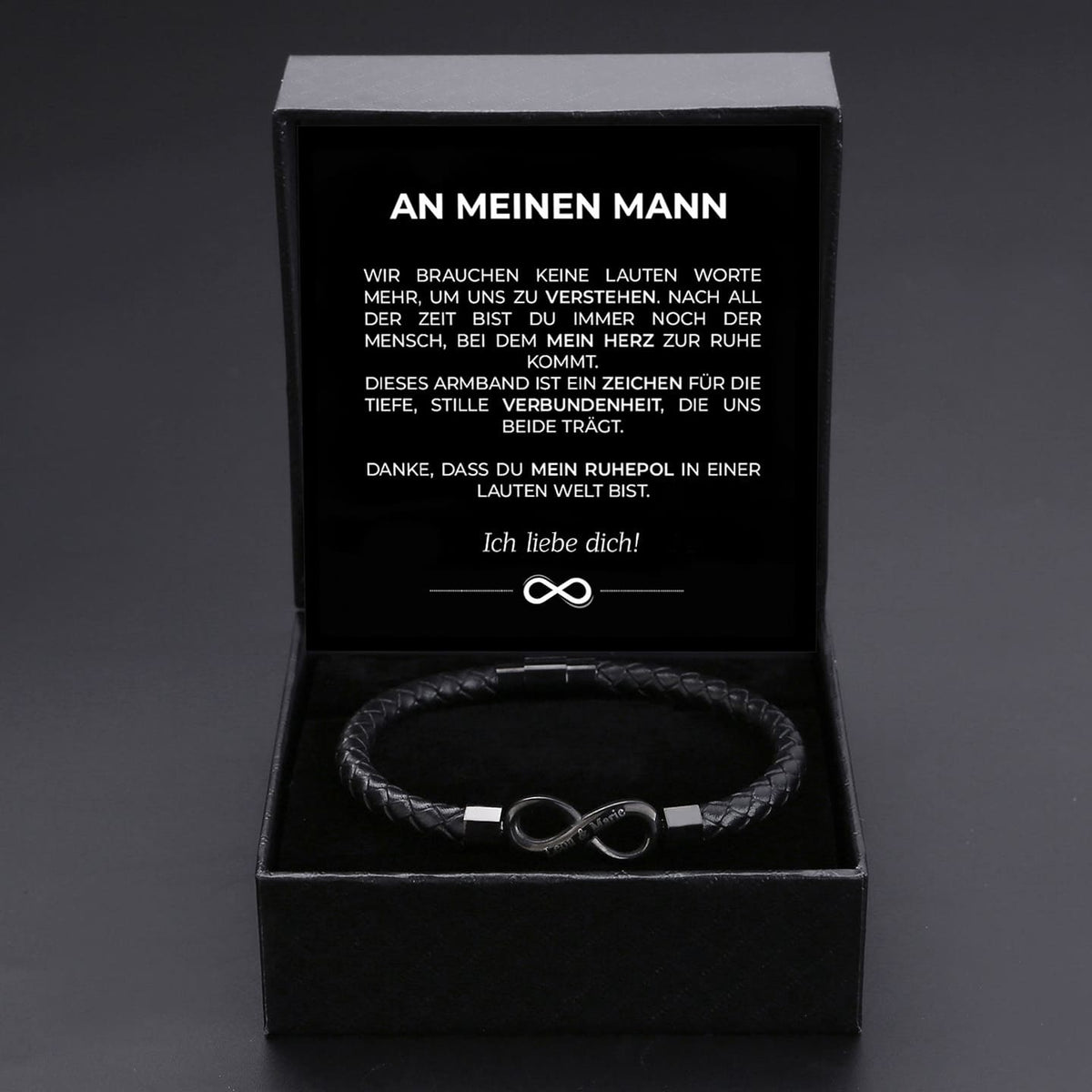 Armband Seelenverwandtschaft mit Gravur für ihn - Liebesketten