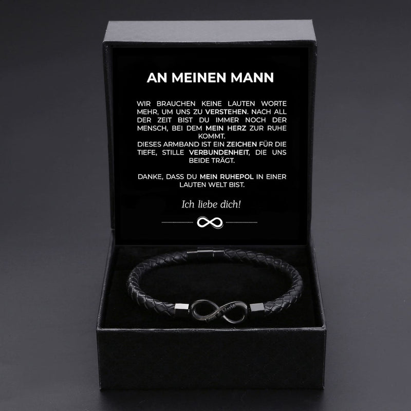 Armband Seelenverwandtschaft mit Gravur für ihn