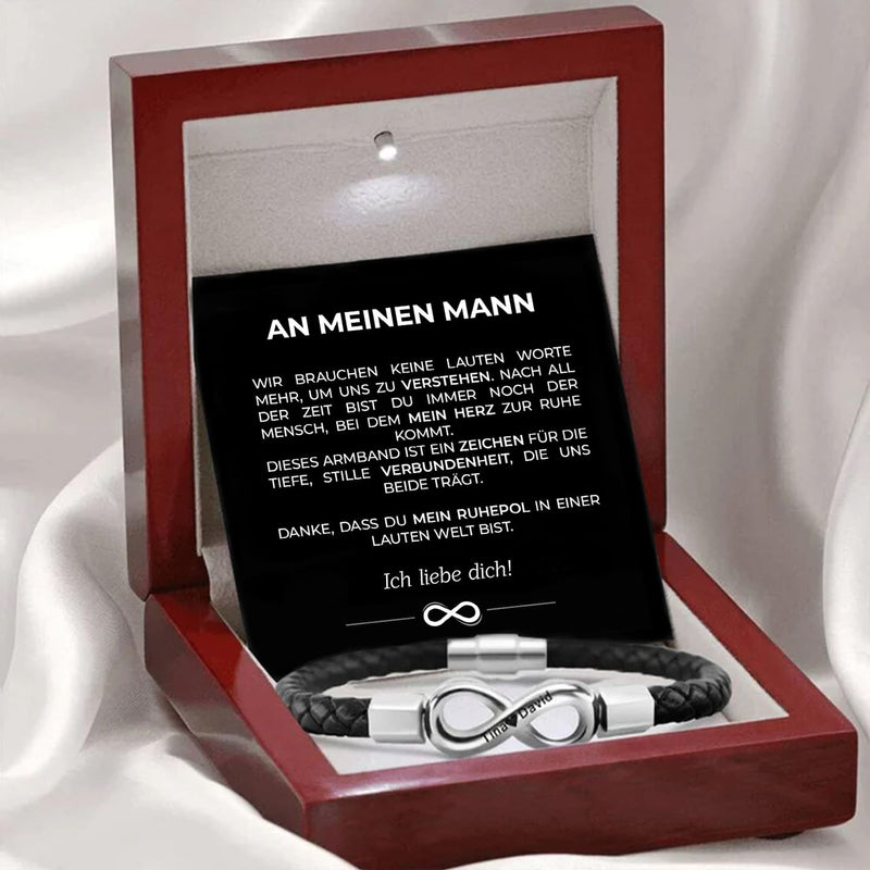 Armband Seelenverwandtschaft mit Gravur für ihn