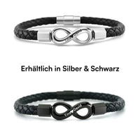 Armband Wir gegen die Welt mit beiden Namensgravuren