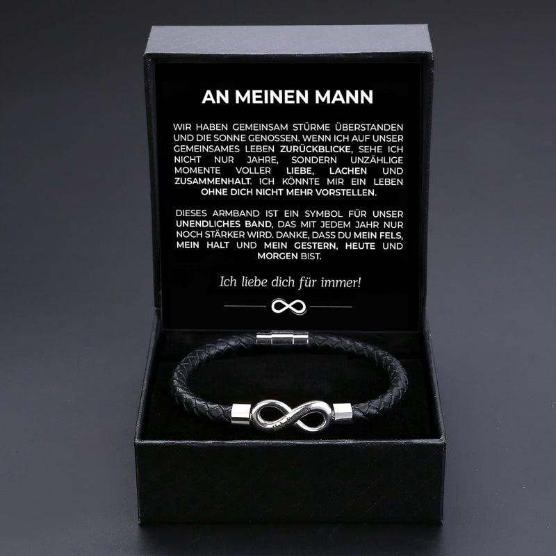 Armband Wir gegen die Welt mit beiden Namensgravuren