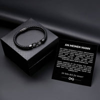 Armband Wir gegen die Welt mit beiden Namensgravuren