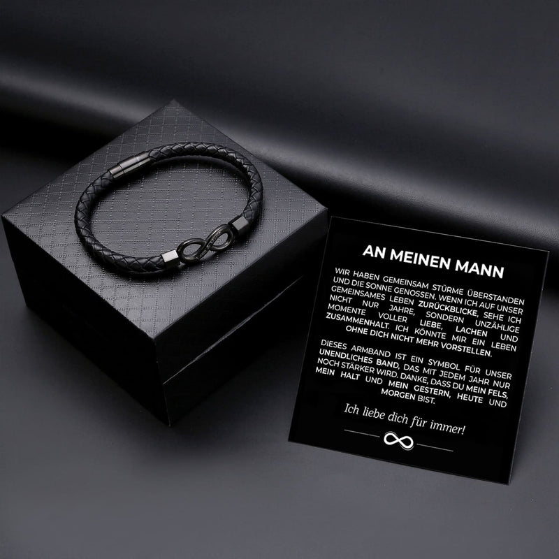 Armband Wir gegen die Welt mit beiden Namensgravuren