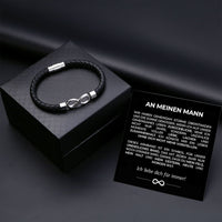 Armband Wir gegen die Welt mit beiden Namensgravuren