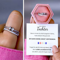 Fidget-Ring mit drehbaren Ringen für die Tochter