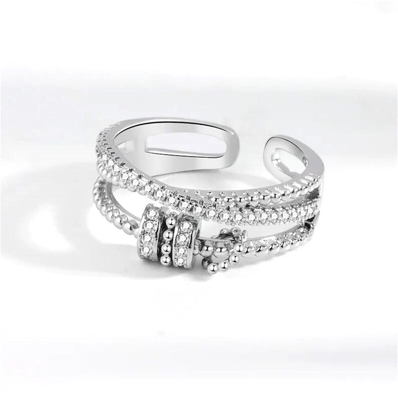 Fidget-Ring mit drehbaren Ringen für die Tochter