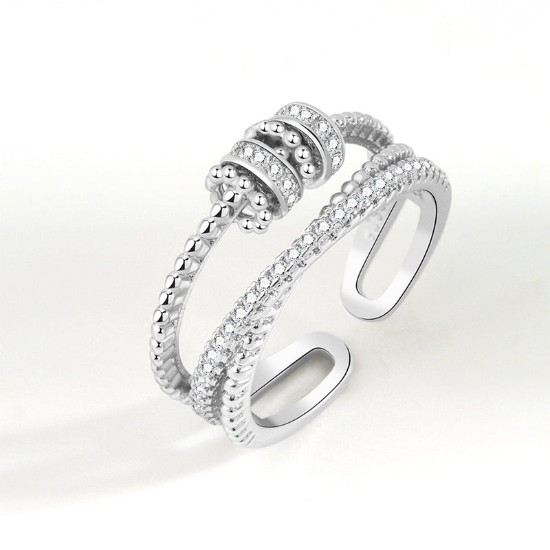 Fidget-Ring mit drehbaren Ringen für die Tochter