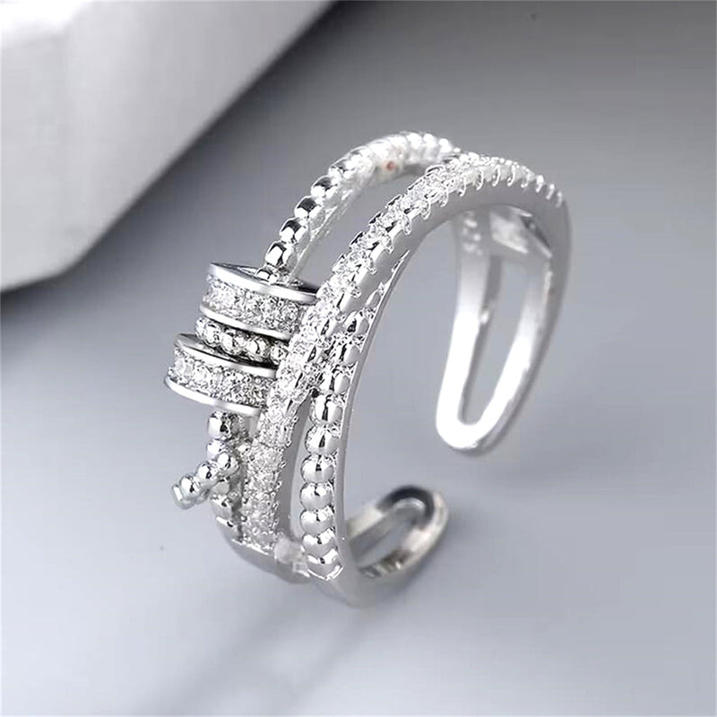 Fidget-Ring mit drehbaren Ringen für die Tochter