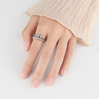 Fidget-Ring mit drehbaren Ringen für die Tochter