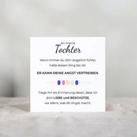 Fidget-Ring mit drehbaren Ringen für die Tochter