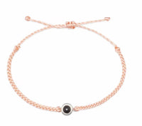 Foto-Kreisarmband mit Bild im Durchschau-Stein