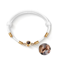 Fotoarmband mit Seemannsknoten und eigenem Bild