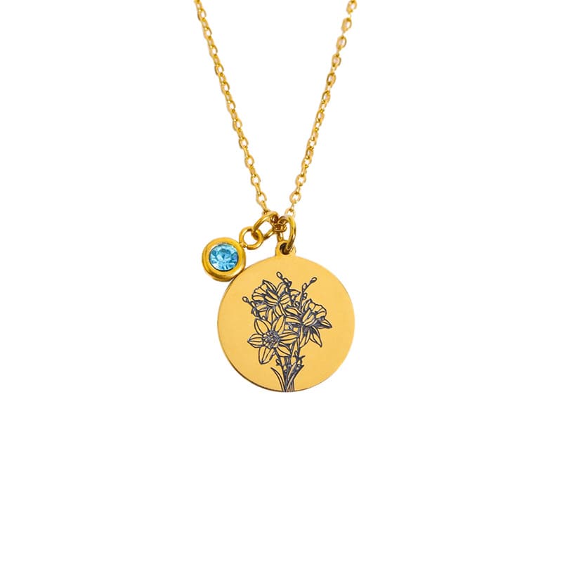 Geburtsblumen-Kette zum Zusammenstellen als Strauss - Liebesketten