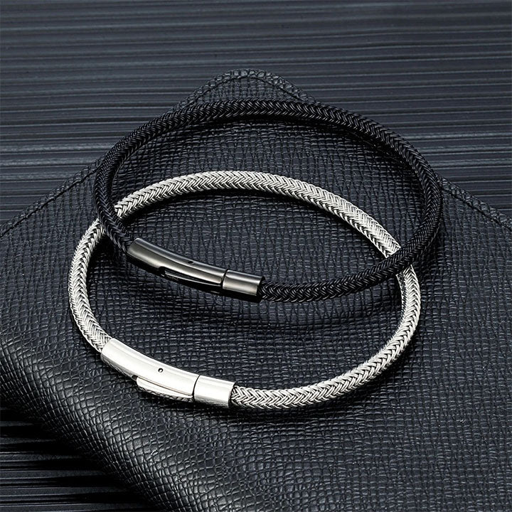 Geflochtenes Armband an meinen Mann mit Verschluss