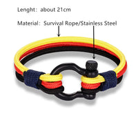 Geflochtenes Länder-Armband in deinen Flaggenfarben