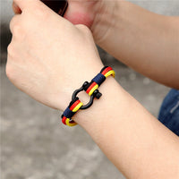Geflochtenes Länder-Armband in deinen Flaggenfarben