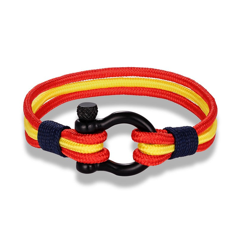 Geflochtenes Länder-Armband in deinen Flaggenfarben