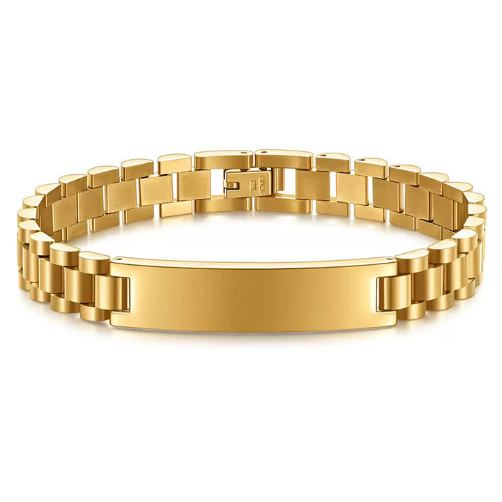 Gliederarmband mit Gravur an meinen lieben Mann - Liebesketten