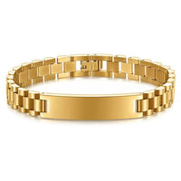 Gliederarmband mit Gravur an meinen lieben Mann