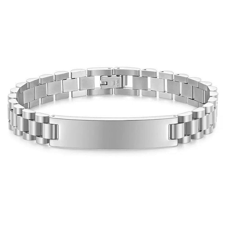 Gliederarmband mit Gravur an meinen lieben Mann - Liebesketten