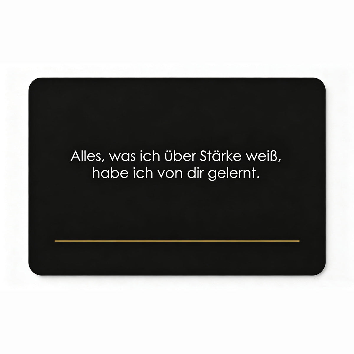 Gravierte Metallkarte mit Namen für die Brieftasche - Liebesketten