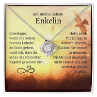 Halskette mit Karte Eines Tages an die Enkelin