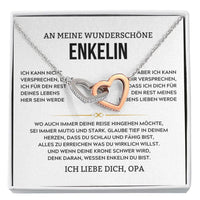 Halskette mit Versprechen-Karte an die Enkelin