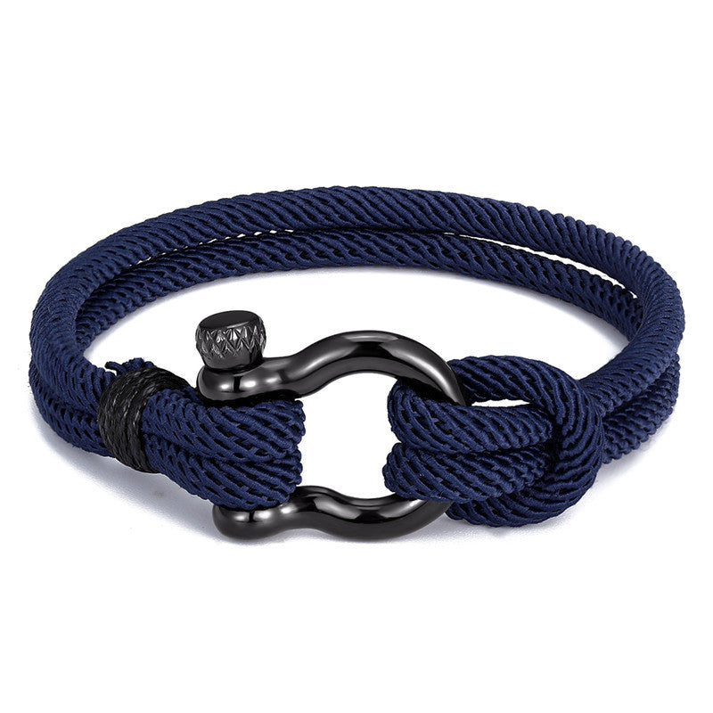 Handseil-Armband mit Gravur an meinen lieben Sohn - Liebesketten